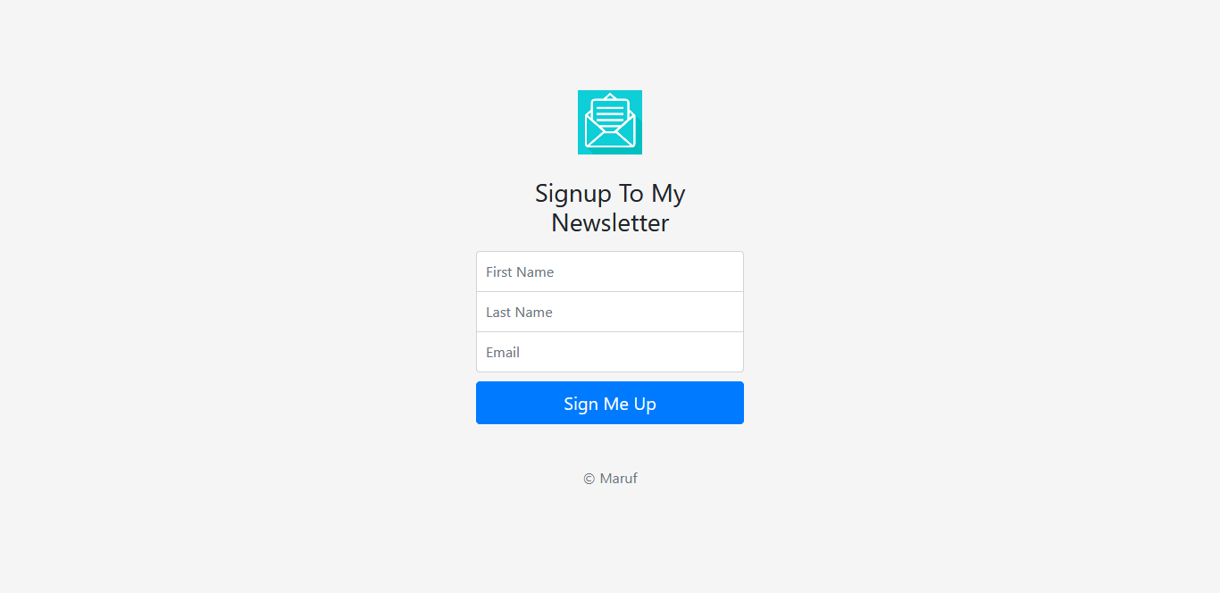 Signup Page